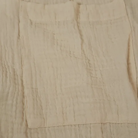 NWT ASOS DESIGN Button Down cheesecloth shirt Sz.12 - Picture 5 of 8